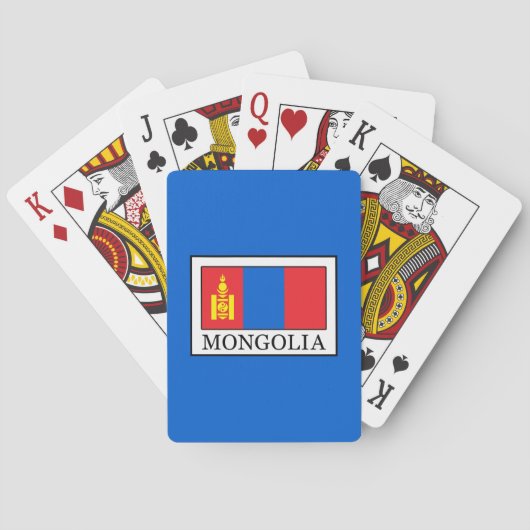 Mongolei Spielkarten (Rückseite)