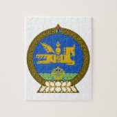 Mongolei-Staats-Emblem Puzzle (Vertikal)