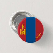 Mongolei-Taste, patriotische mongolische Flaggenmo Button (Vorne & Hinten)