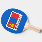 Mongolei Tischtennis Schläger (Seitenansicht)