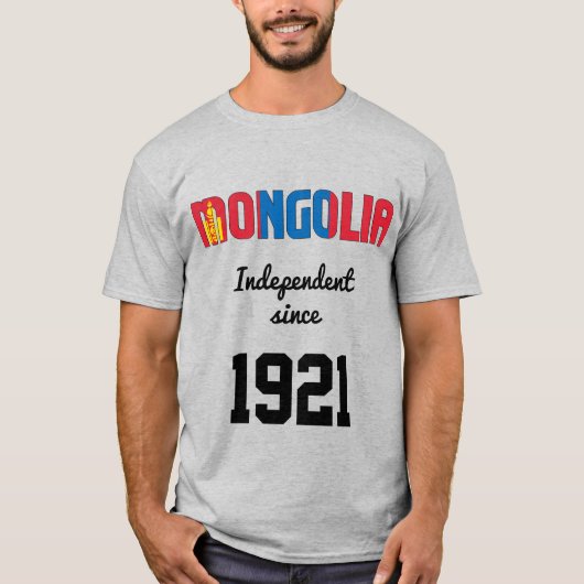 Mongolei - Unabhängigkeitsfeier T-Shirt (Vorderseite)