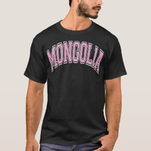 Mongolei Uni Style Rosa Tet Pullover