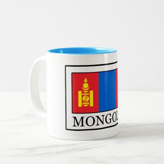 Mongolei Zweifarbige Tasse (Vorderseite Links)