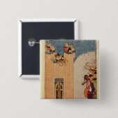 Mongolen Button (Vorne & Hinten)