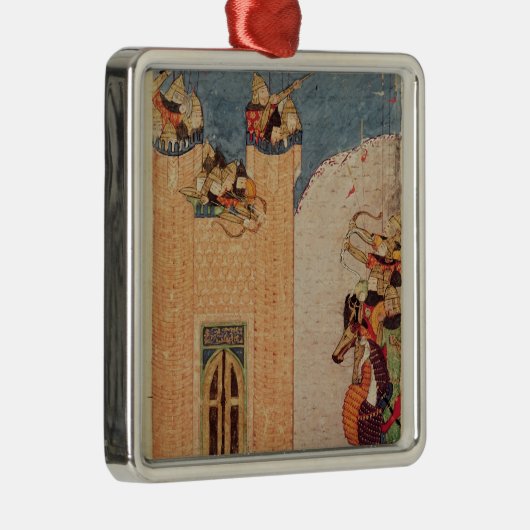 Mongolen Silbernes Ornament (Rechts)