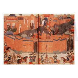 Mongolen unter Führung von Hulagu Khan