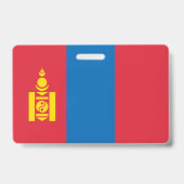 Mongolia flag ausweis (Rückseite)