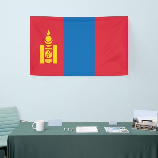 Mongolia flag banner (Messeveranstaltung)