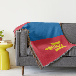 Mongolia flag decke