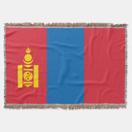 Mongolia flag decke (Vorderseite)