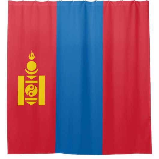 Mongolia flag duschvorhang (Vorderseite)
