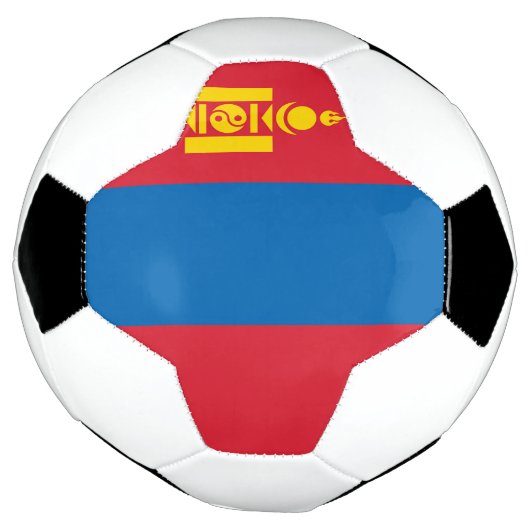 Mongolia flag fußball (Gedreht)