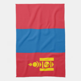 Mongolia flag geschirrtuch