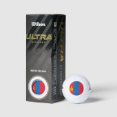 Mongolia flag golfball (Verpackungen)