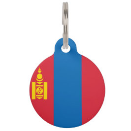 Mongolia flag haustiermarke