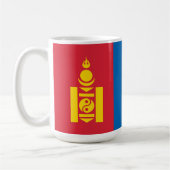 Mongolia flag kaffeetasse (Links)