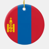 Mongolia flag keramik ornament (Hinten)