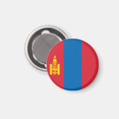 Mongolia flag magnet (Vorderseite/Rückseite)