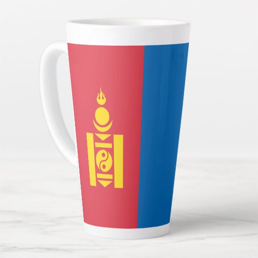 Mongolia flag milchtasse (Linke Ecke)