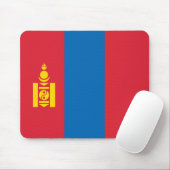 Mongolia flag mousepad (Mit Mouse)