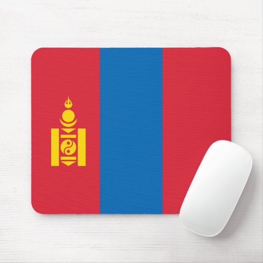 Mongolia flag mousepad (Mit Mouse)