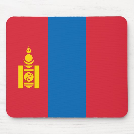 Mongolia flag mousepad (Vorne)