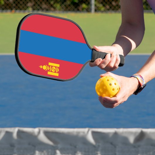 Mongolia flag pickleball schläger (InSitu)