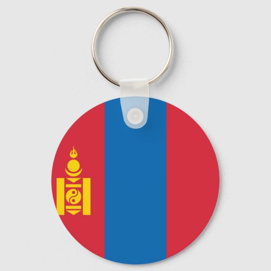 Mongolia flag schlüsselanhänger (Vorderseite)