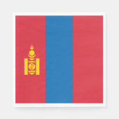 Mongolia flag serviette (Vorderseite)