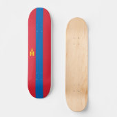 Mongolia flag skateboard (Vorderseite)