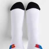 Mongolia flag socken (Oben)