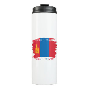 Mongolia flag thermosbecher