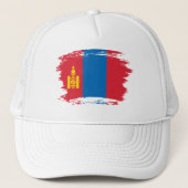 Mongolia flag truckerkappe (Vorderseite)