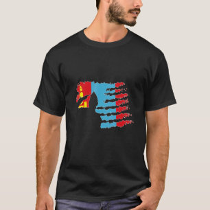 Mongolia Soldier Salute Veteran Patriot T-Shirt