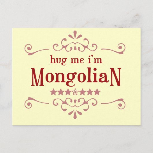 mongolisch postkarte (Vorderseite)