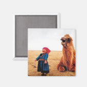 mongolische Erinnerungen2 Magnet (Vorderseite/Rückseite)