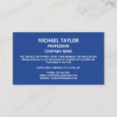 Mongolische Flagge & Emblem, Flagge der Mongolei Visitenkarte (Rückseite)