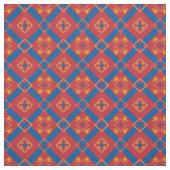 Mongolische Flagge & Mongolische Trendy Fabric Mod Stoff (Muster)