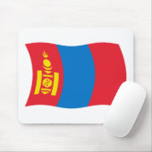 Mongolische Flagge Mousepad (Mit Mouse)