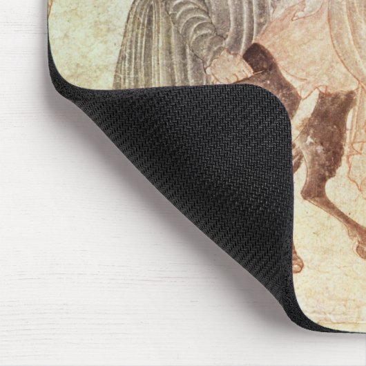 Mongolische Nomaden mit einem Esel, 15. Mousepad (Ecke)