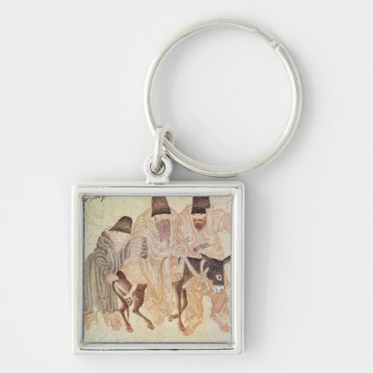 Mongolische Nomaden mit einem Esel, 15. Schlüsselanhänger (Vorne)