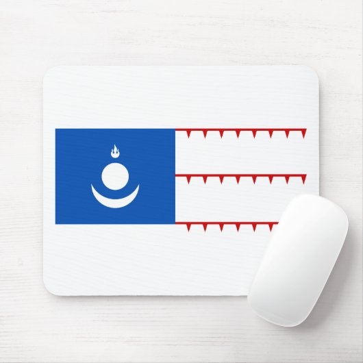 Mongolische Reich-Flagge Mousepad (Mit Mouse)
