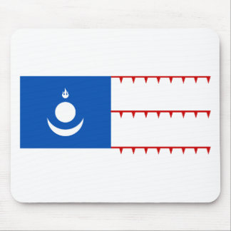 Mongolische Reich-Flagge Mousepad