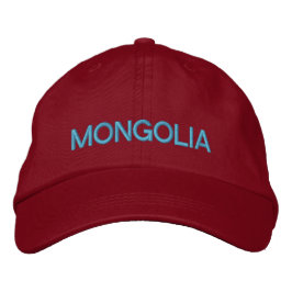 Mongolischer bereinigter Baseballhut Bestickte Baseballkappe