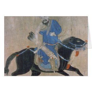 Mongolischer Bogenschütze zu Pferd