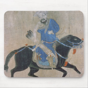 Mongolischer Bogenschütze zu Pferd Mousepad