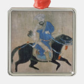 Mongolischer Bogenschütze zu Pferd Silbernes Ornament (Vorne)