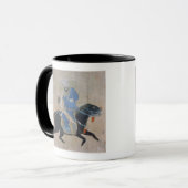Mongolischer Bogenschütze zu Pferd Tasse (Vorderseite Links)