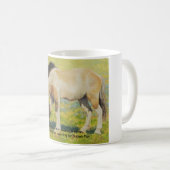 Mongolischer JungeStallion des Pferd#3- Kaffeetasse (VorderseiteRechts)