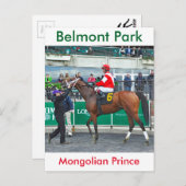 Mongolischer Prinz Postkarte (Vorne/Hinten)